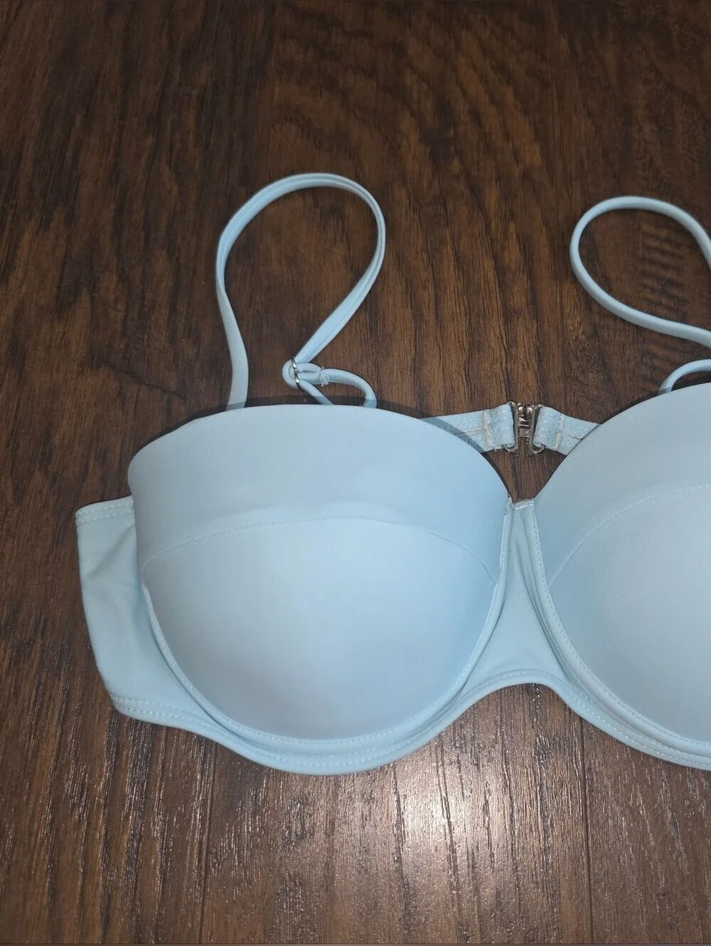 Women’s Blue Two-Piece High-Waist Swim Set